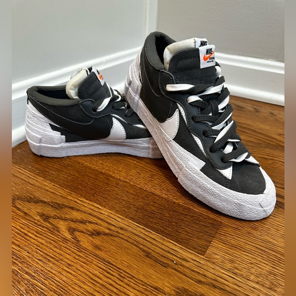 Nike sacai x Blazer low Iron Grey size 8 men - Picture 2 of 7